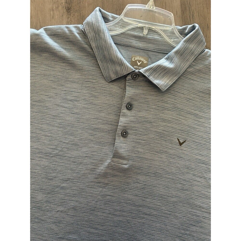 Calloway Opti Dri Performance Men’s 3X Light Blue Golf Shirt